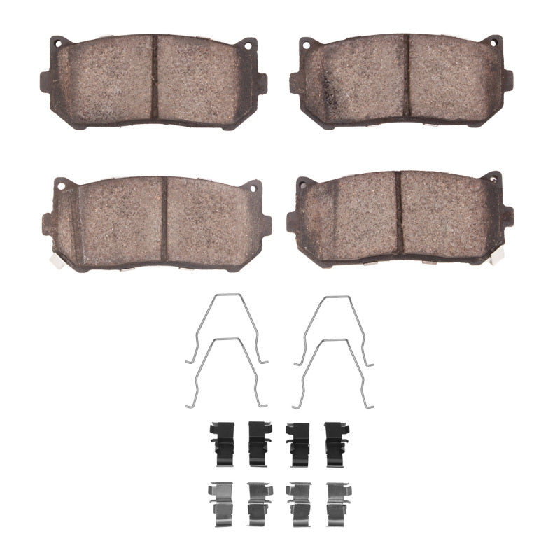 DFC 98-03 Kia Sephia Rear 4000 HybriDynamic Brake Pads and Hardware Kit