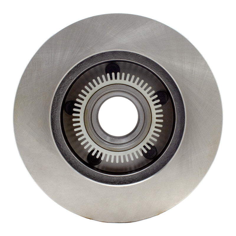 R1 Concepts R1 94-95 Ford BRONCO Front Right Drilled & Slotted Silver Brake Rotor