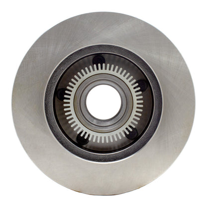 R1 Concepts R1 94-95 Ford BRONCO Front Right Drilled & Slotted Silver Brake Rotor