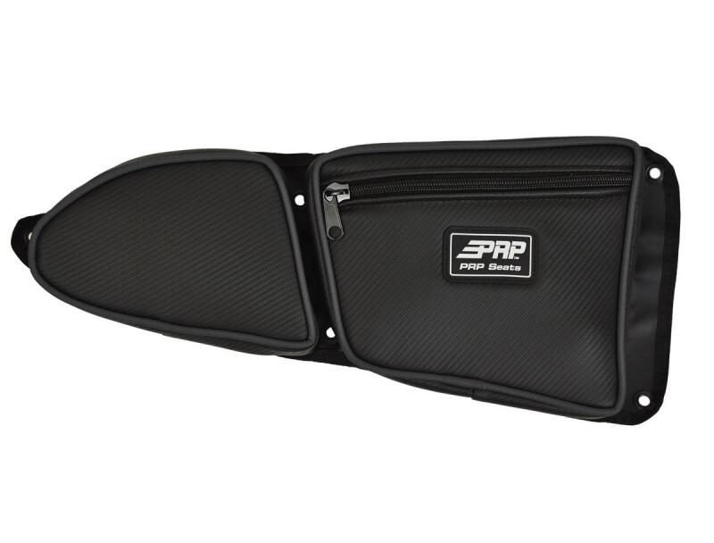PRP Seats PRP Polaris RZR Front Door Bag with Knee Pad (Passenger Side)- Black