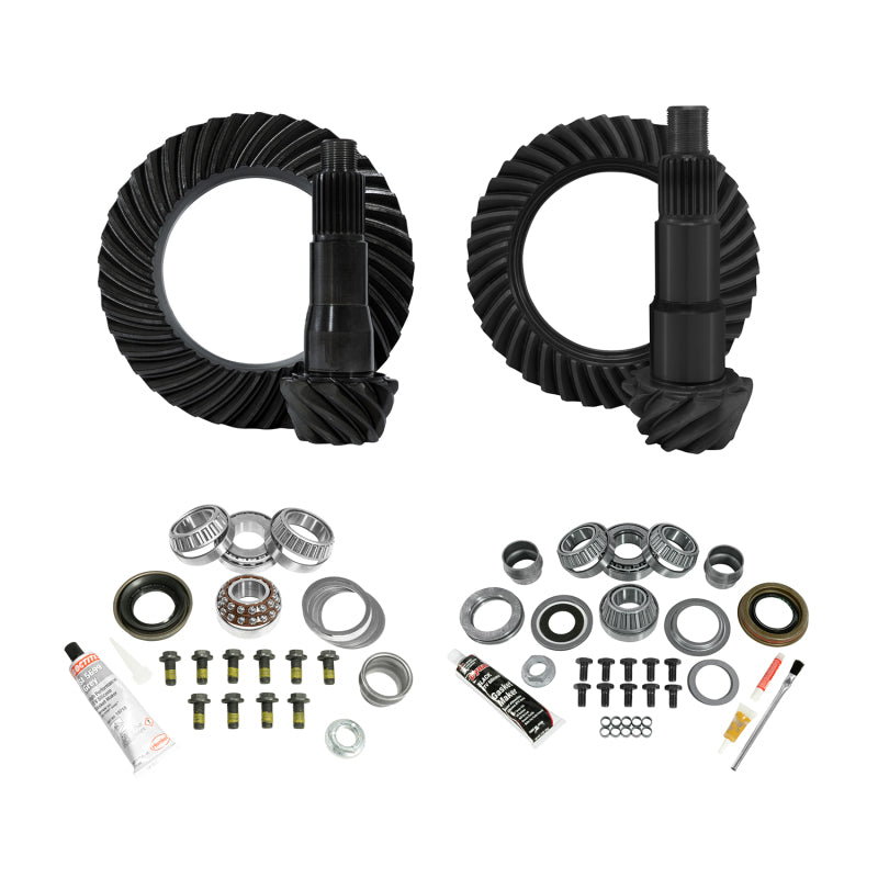 Yukon Gear & Axle Yukon Complete Gear and Kit Pkg. for JL Jeep Non-Rubicon w/ D35 Rear & D30 Front - 4:56 Gear Ratio