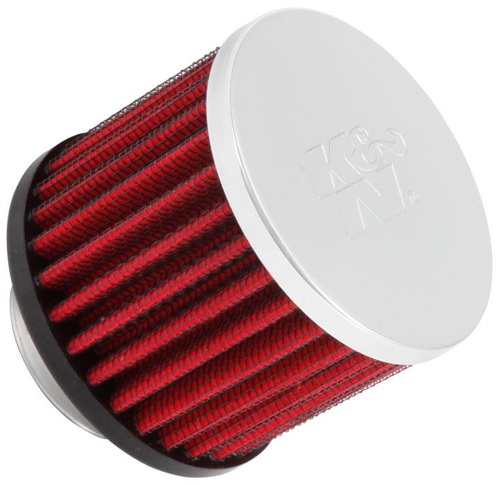 K&N Engineering K&N 1.375 inch ID 3 inch OD 2.5 inch H Clamp On Crankcase Vent Filter