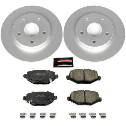 PowerStop Power Stop 12-16 Chrysler Town & Country Rear Z17 Evolution Geomet Coated Brake Kit