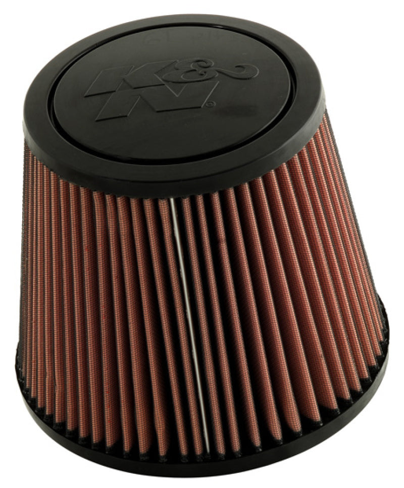 K&N Engineering K&N Universal Rubber Filter-Round Tprd 4.875in Flange ID x 9in Base OD x 6.625in Top OD x 7.938in H