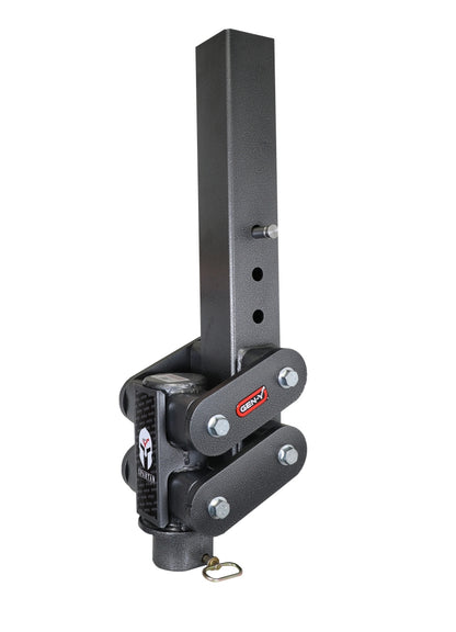 GEN-Y Hitch Gen-Y Spartan Torsion-Flex 2.5in Offset 4in SQ Tube Gooseneck 2-5/16in Coupler Standard Height