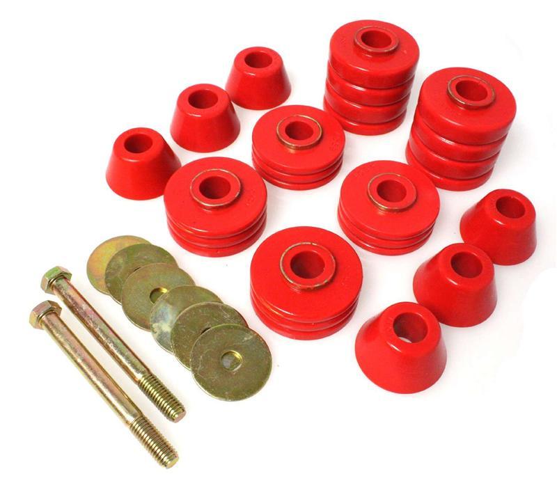 Energy Suspension Body Mount Set - Black