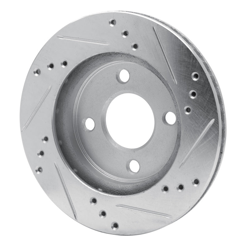 R1 Concepts R1 95-96 Dodge Neon (USA/Canada) Front Left Drilled & Slotted Silver Brake Rotor