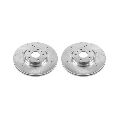 PowerStop Power Stop 13-19 Ford Fusion Front Evolution Drilled & Slotted Rotors - Pair