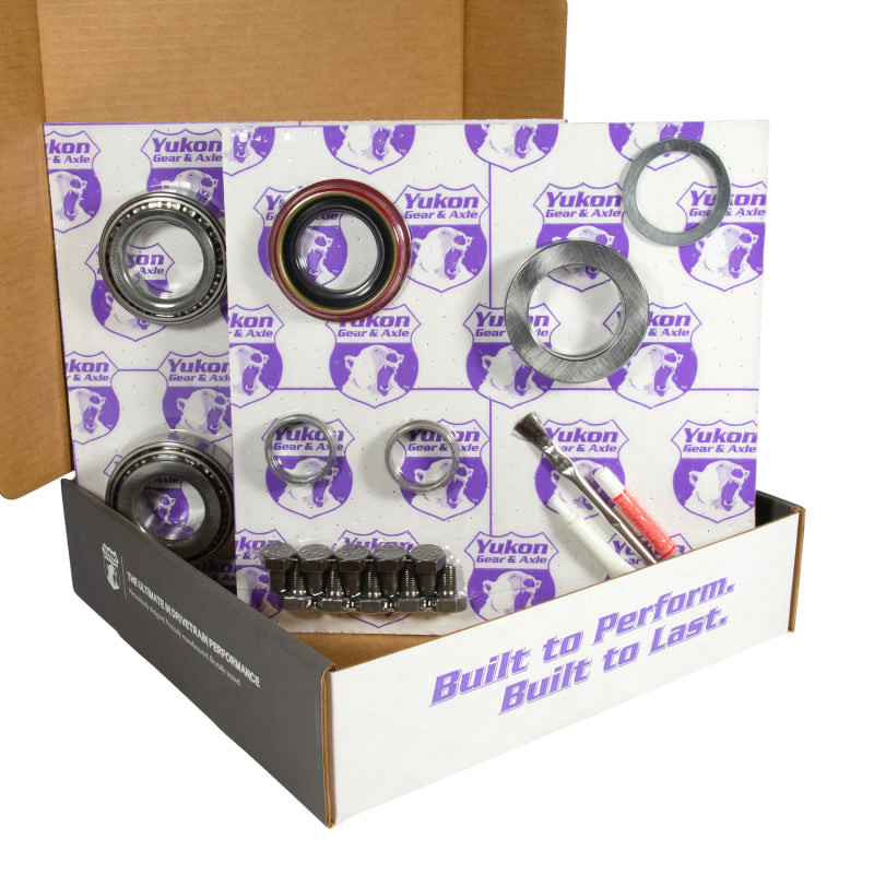 Yukon Gear & Axle Yukon Gear 8.8in Ford 4.56 Rear Ring & Pinion Install Kit 2.99in OD Axle Bearings and Seals