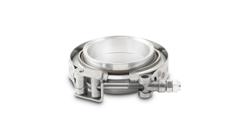 Vibrant AL V-B Flange Assembly for 3in OD Tubing incl 2 AL V-b flanges 1 SS V-B Clamp 1 Viton O-Ring