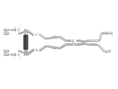 aFe 23-25 BMW M2 L6-3.0L (G87) MACH Force-Xp Cat-Back Exhaust w/ Polished Tip
