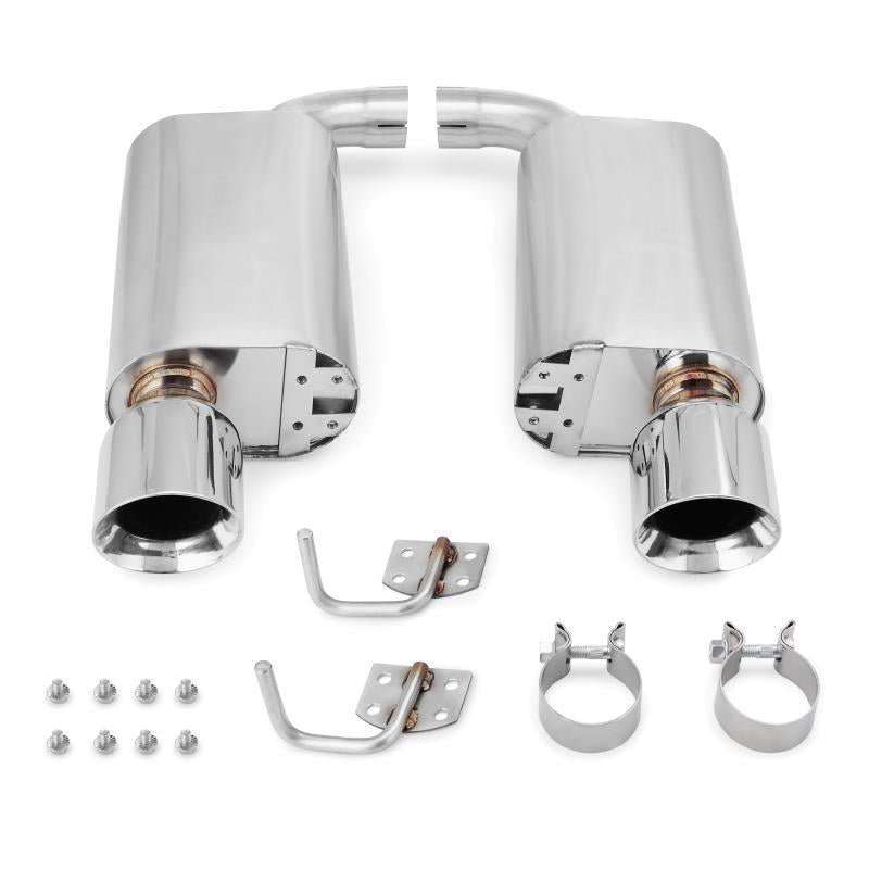 Mishimoto 2015+ Ford Mustang Axleback Exhaust Race w/ Polished Tips
