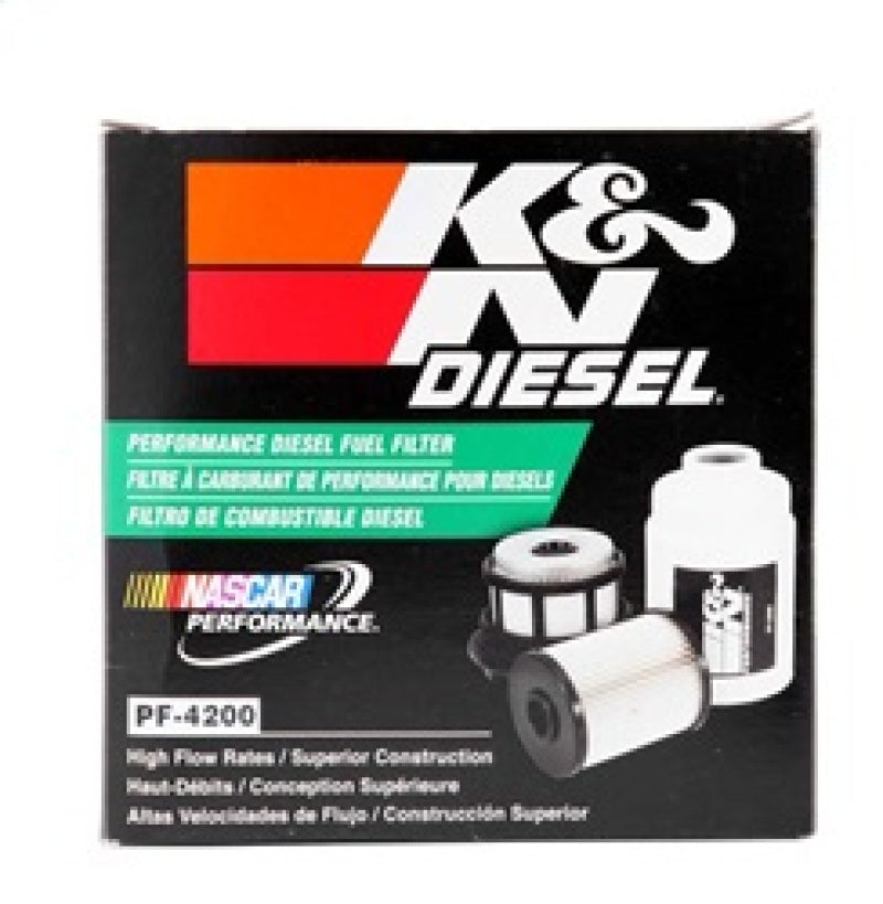K&N Engineering K&N 03-09 Dodge Ram 5.9L L6 Diesel 3.375in OD x 3.969in L Fuel Filter