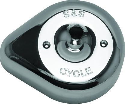 S&S Cycle Stealth Applications Teardrop Air Cleaner Cover - Chrome
