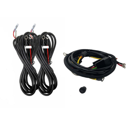 KC HiLiTES Platform One Profile SideCast 4-Light Wiring Kit for 03-23 Lexus GX/Toyota LC