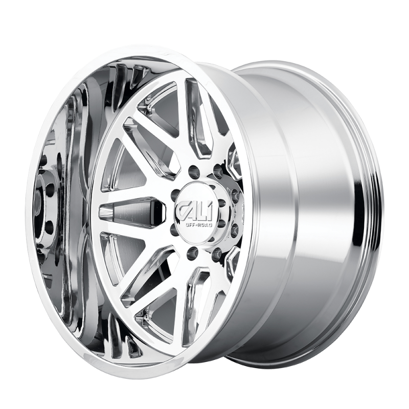 Cali Off-Road 9115 Invader 20x10 / 8x165.1 BP / -25mm Offset / 125.2mm Hub Chrome Wheel