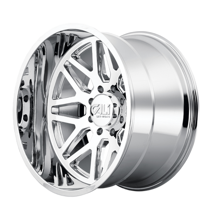 Cali Off-Road 9115 Invader 20x10 / 8x165.1 BP / -25mm Offset / 125.2mm Hub Chrome Wheel