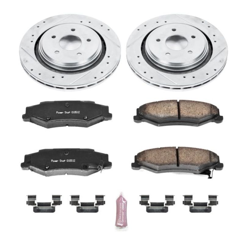 PowerStop Power Stop 06-09 Cadillac XLR Rear Z23 Evolution Sport Brake Kit