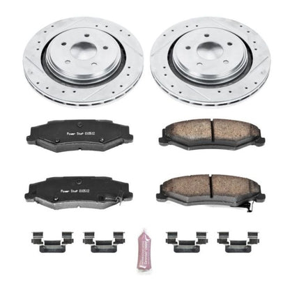 PowerStop Power Stop 06-09 Cadillac XLR Rear Z23 Evolution Sport Brake Kit