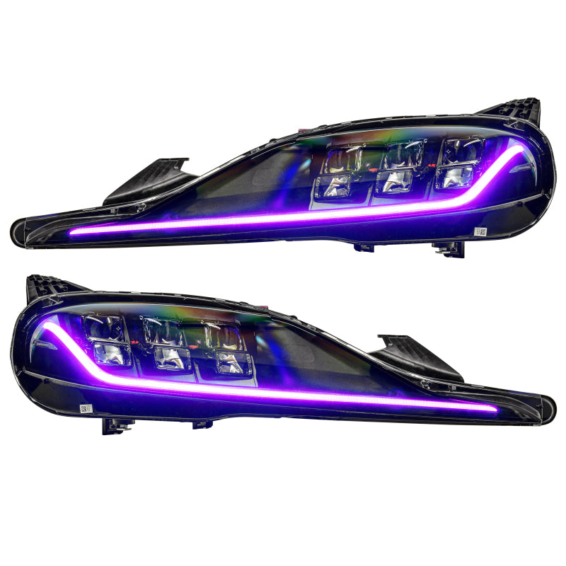 ORACLE Lighting Oracle 20-21 Toyota Supra GR RGB+A Headlight DRL Upgrade Kit - ColorSHIFT w/o Controller