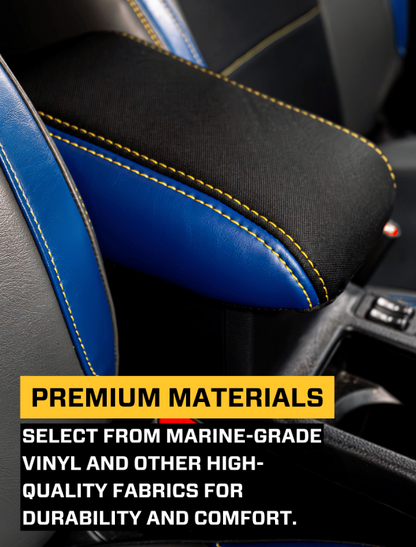 PRP Seats PRP 2013-2017 Subaru Crosstrek Center Console Cover - Black w/ Red Stitch