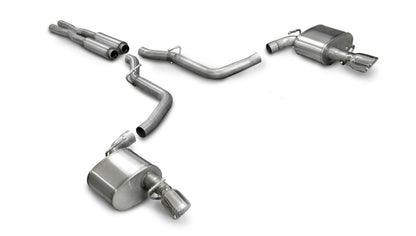 CORSA Performance Corsa 2005-2010 Dodge Charger No Towing Hitch SRT-8 6.1L V8 Polished Xtreme Cat-Back Exhaust