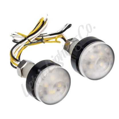 Letric Lighting Surface Indicators Lights Black White/Amber
