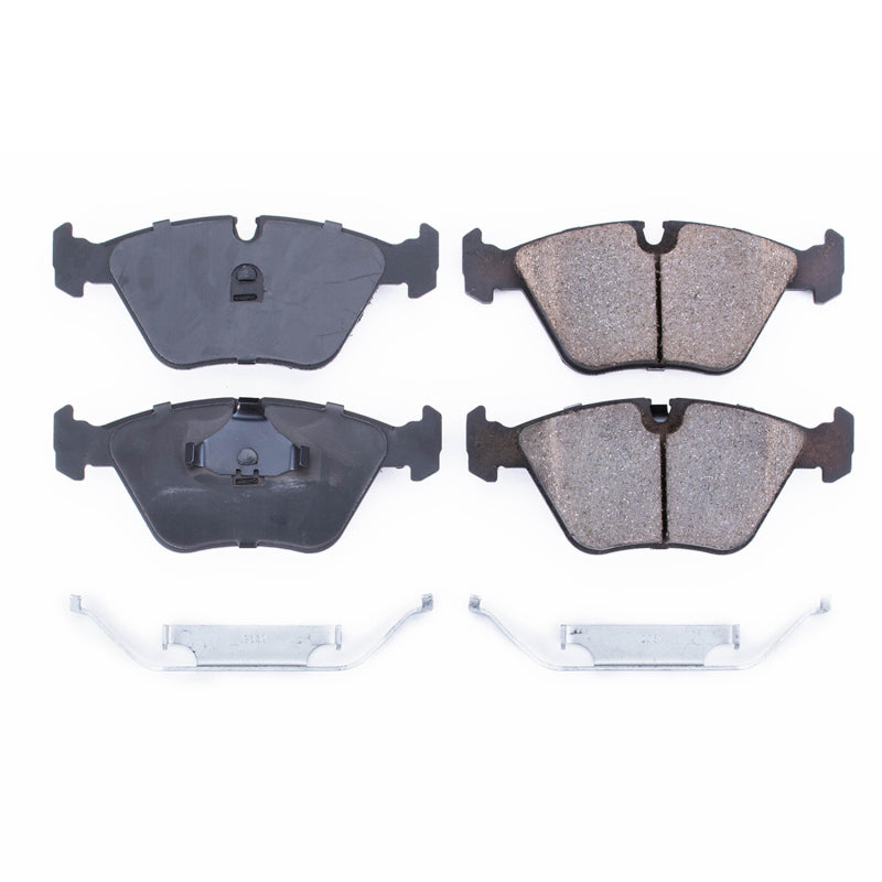 PowerStop Power Stop 89-91 Audi 200 Front Z17 Evolution Ceramic Brake Pads w/Hardware
