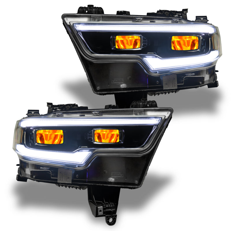 ORACLE Lighting Oracle 19-21 RAM 1500 RGB Headlight Demon Eye Kit - LED Projector - w/o Controller