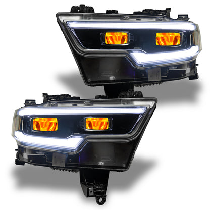 ORACLE Lighting Oracle 19-21 RAM 1500 RGB Headlight Demon Eye Kit - LED Projector - w/o Controller