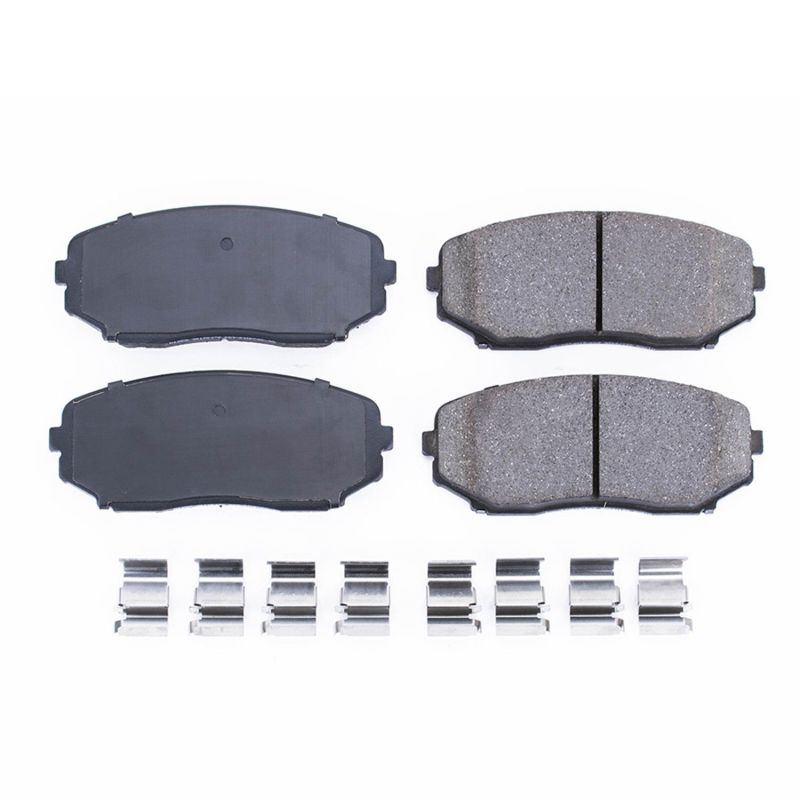 PowerStop Power Stop 07-15 Ford Edge Front Z17 Evolution Ceramic Brake Pads w/Hardware