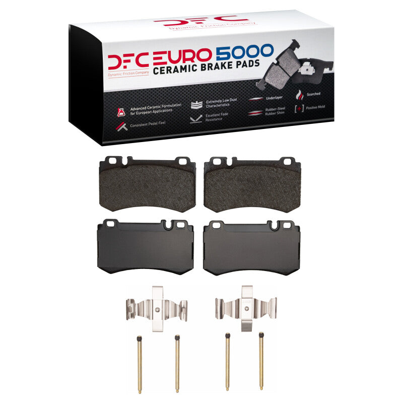 DFC 07-13 Mercedes-Benz S600 Rear Euro 5000 Ceramic Brake Pads and Hardware Kit