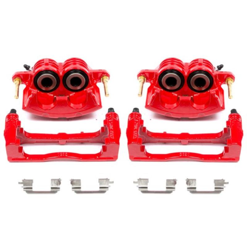 PowerStop Power Stop 04-05 Buick Rainier Front Red Calipers w/Brackets - Pair