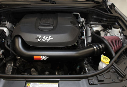 K&N Engineering K&N High Flow Performance Intake Kit 11 Jeep Grand Cherokee 3.6L V6 / 11 Dodge Durango 3.6L V6