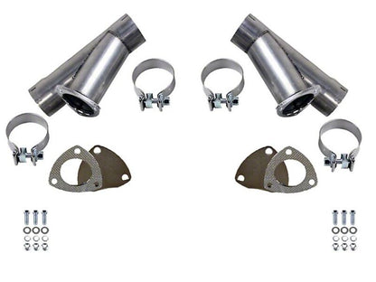 Granatelli Motor Sports Granatelli 4.0in Stainless Steel Manual Dual Exhaust Cutout