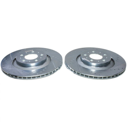 PowerStop Power Stop 20-24 Tesla Y Rear Drilled & Slotted Rotor - Pair