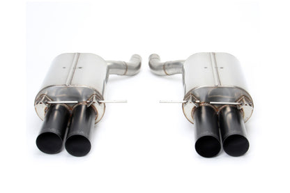 Dinan 06-10 BMW M5 (E60) Free Flow Axleback Exhaust System - Black Tips