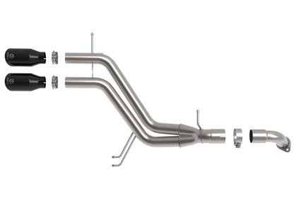 aFe Takeda 13-17 Hyundai Veloster L4-1.6L 2-1/2in 304 SS Axle-Back Exhaust w/ Black Tips