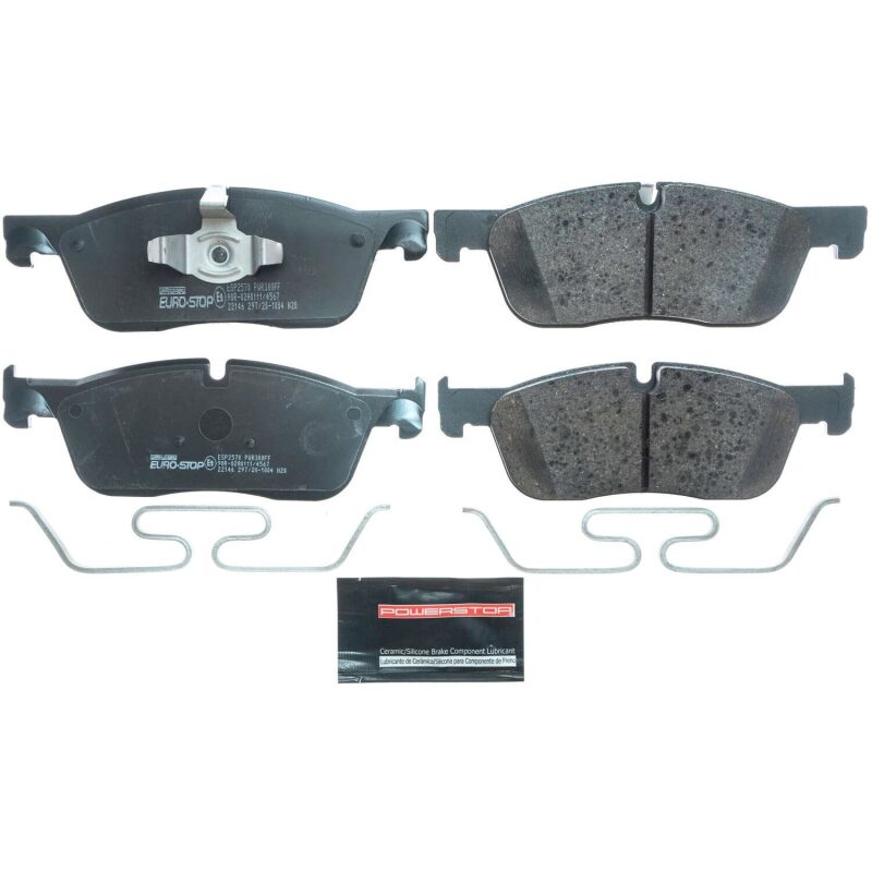PowerStop Power Stop 18-19 Land Rover Range Rover Velar Euro-Stop ECE-R90 Front Brake Pads