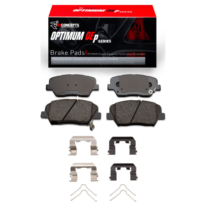 R1 Concepts R1 10-25 Hyundai CRETA (Mexico) Front Optimum OE Brake Pads & Hardware Kit
