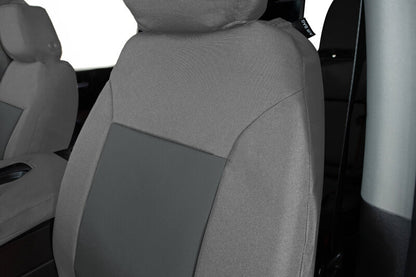 Covercraft 18-24 Jeep Wrangler Endura PrecisionFit Custom Second Row Seat Covers - Silver/Charcoal