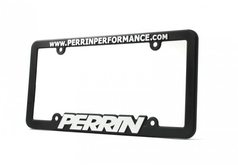 Perrin Performance PERRIN License Plate Frame - Black w/White Lettering