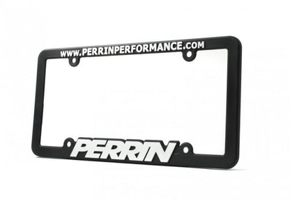 Perrin Performance PERRIN License Plate Frame - Black w/White Lettering