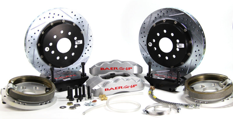Baer Brakes 92-93 GMC Typhoon 14in Pro+ Rear Brake Kit-Silver-