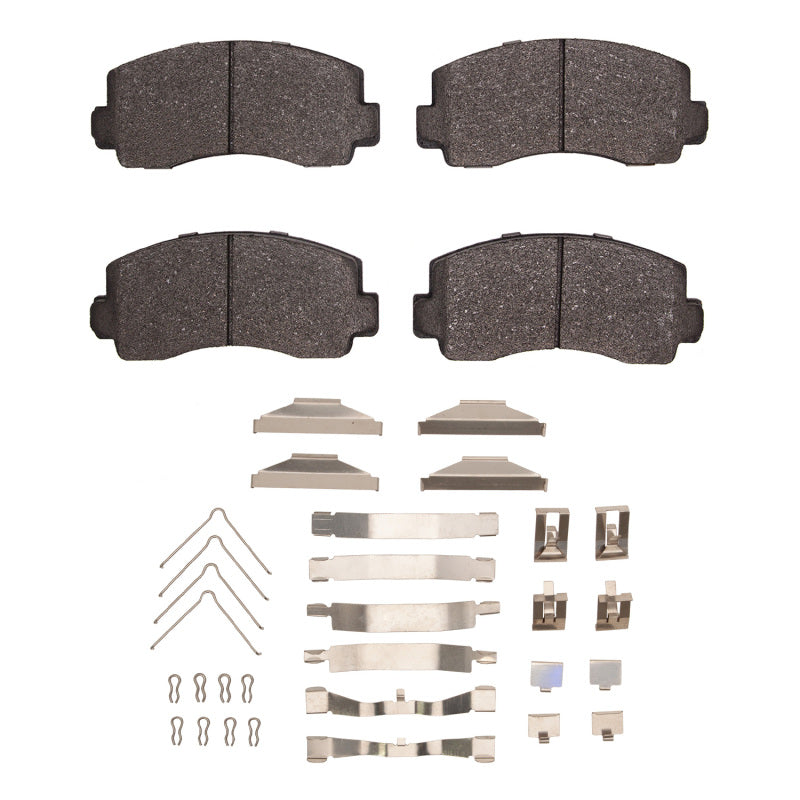 R1 Concepts R1 76-83 Dodge Colt Front Semi Met Pads & Hardware Kit