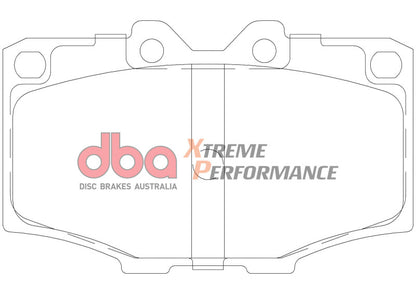 DBA 83-90 Toyota Land Cruiser XP Performance Front Brake Pads - Front