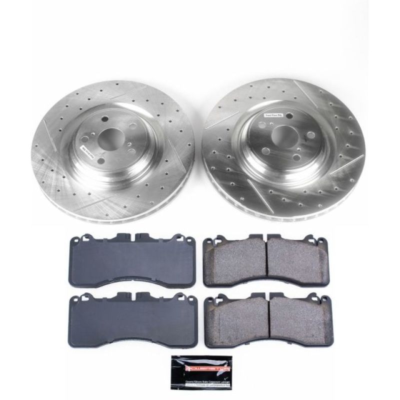 PowerStop Power Stop 10-17 Lexus LS460 Front Z23 Evolution Brake Kit