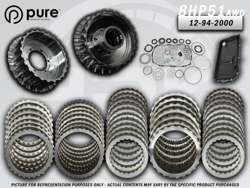 Pure Drivetrain Solutions Pure Drivetrain 8HP51 High Performance Transmission Hard Parts Kit - AWD - Stage 2