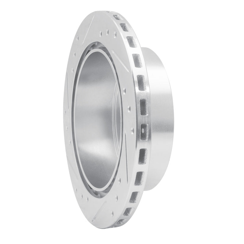 R1 Concepts R1 91-99 Dodge STEALTH Rear Right Drilled & Slotted Silver Brake Rotor