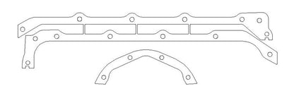 Cometic Gasket Cometic Pontiac 350/400/428/455 V8 .094in Fiber Oil Pan Gasket Kit